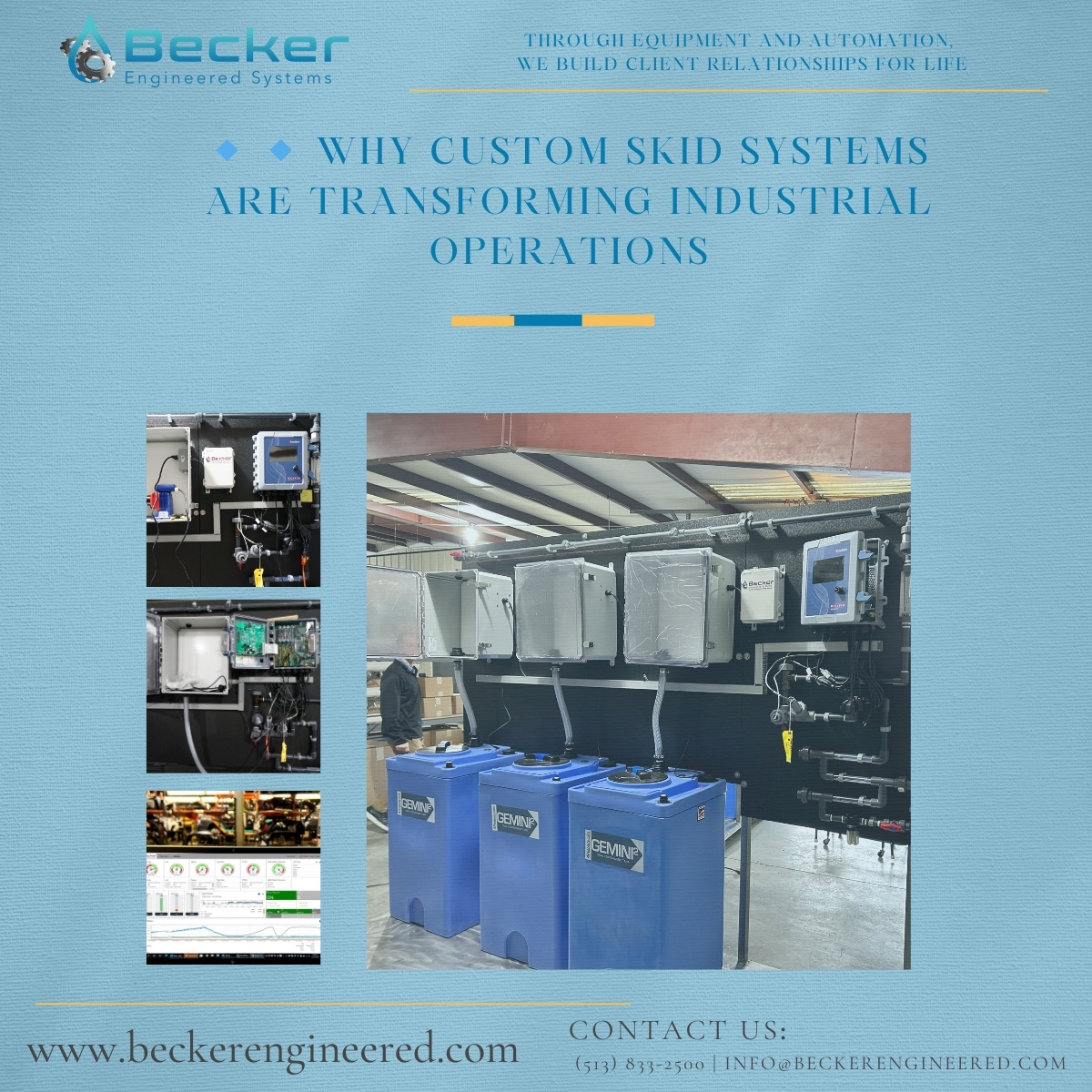 Custom Skid Systems for Industrial Water Treatment & Process Control ...