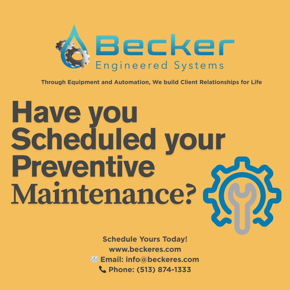 Becker’s Preventive Maintenance Services | Smart Industrial Equipment Care