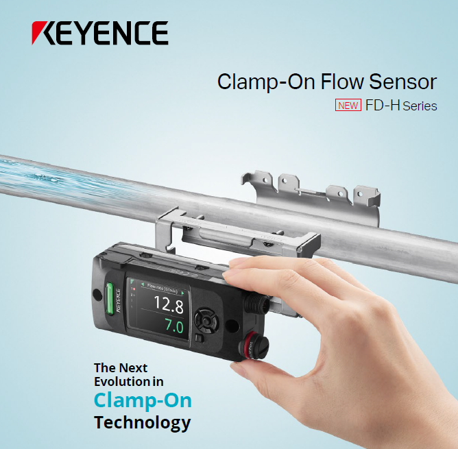 Keyence FD-H Clamp-On Flow Sensor